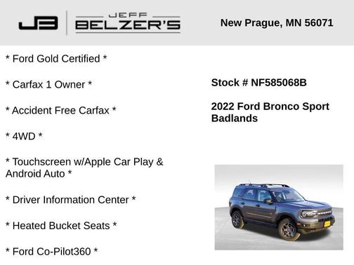2022 Ford Bronco Sport Badlands