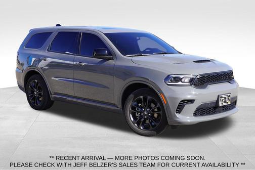 Destroyer Gray Clearcoat 2023 Dodge Durango Hemi Orange AWD