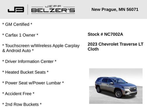 2023 Chevrolet Traverse LT Cloth