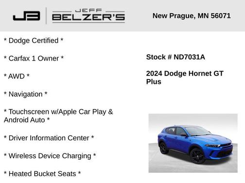 2024 Dodge Hornet GT Plus AWD