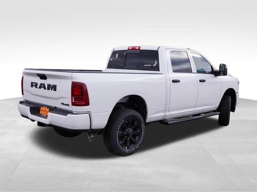 Bright White Clearcoat 2026 RAM 2500 Black Express Crew Cab 4x4 6'4' Box
