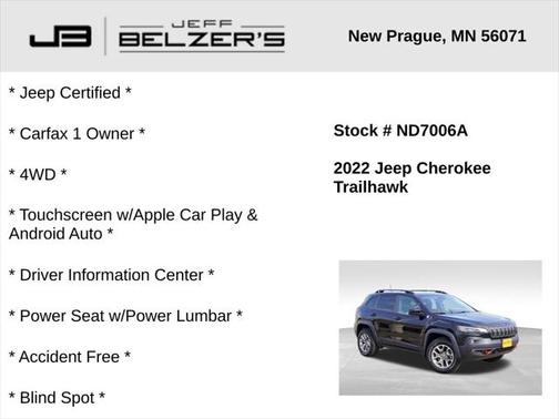 2022 Jeep Cherokee Trailhawk