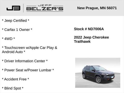 2022 Jeep Cherokee Trailhawk