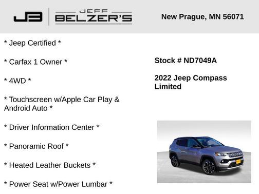 2022 Jeep Compass Limited