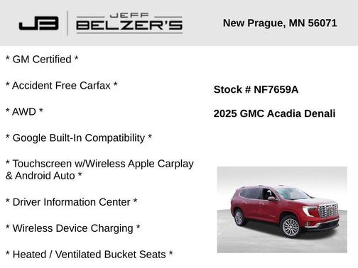 2025 GMC Acadia Denali