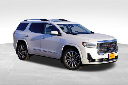 White Frost Tricoat 2021 GMC Acadia Denali