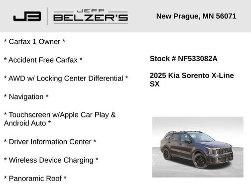 2025 Kia Sorento SX