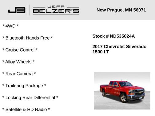 2017 Chevrolet Silverado 1500 1LT