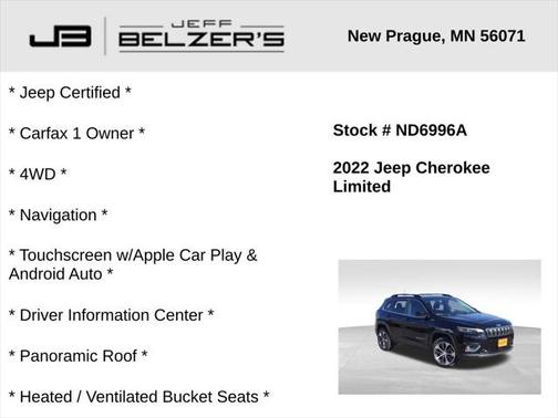 2022 Jeep Cherokee Limited