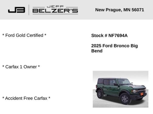 2025 Ford Bronco Big Bend