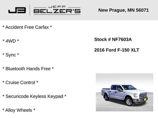 2016 Ford F-150 XLT