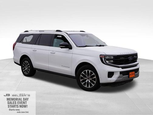 Oxford White 2025 Ford Expedition Max Platinum