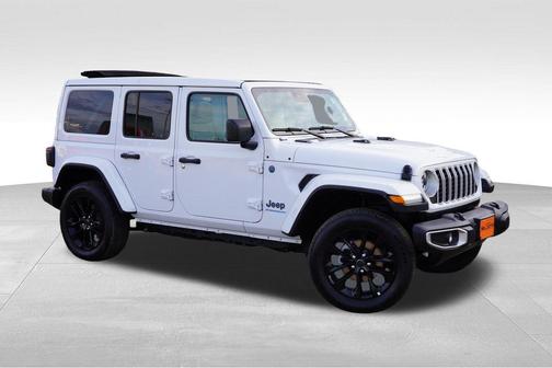 Bright White Clearcoat 2025 Jeep Wrangler 4xe Sahara