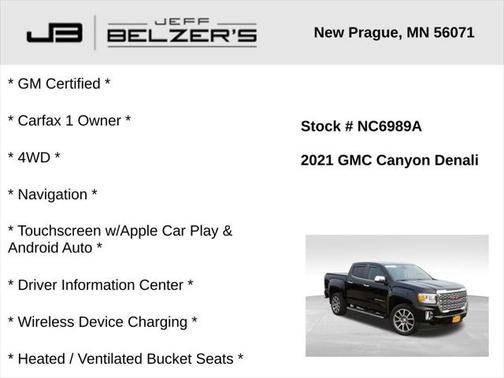 2021 GMC Canyon Denali