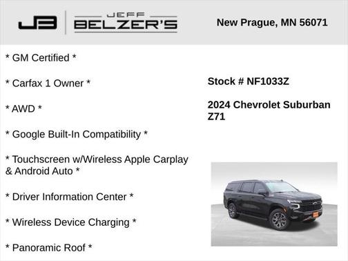 2024 Chevrolet Suburban 4WD Z71