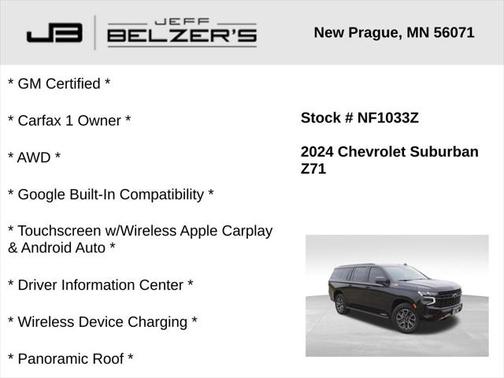 2024 Chevrolet Suburban 4WD Z71