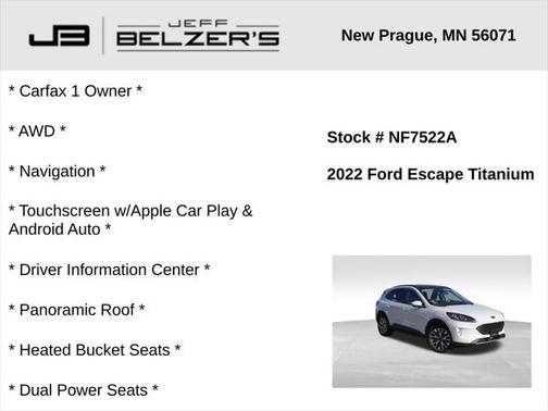 2022 Ford Escape Titanium