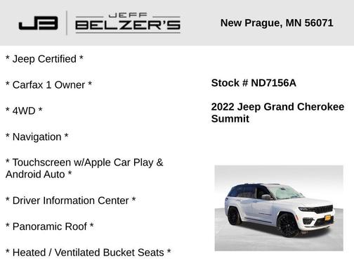 2022 Jeep Grand Cherokee Summit