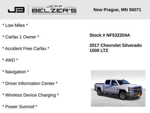 2017 Chevrolet Silverado 1500 LTZ