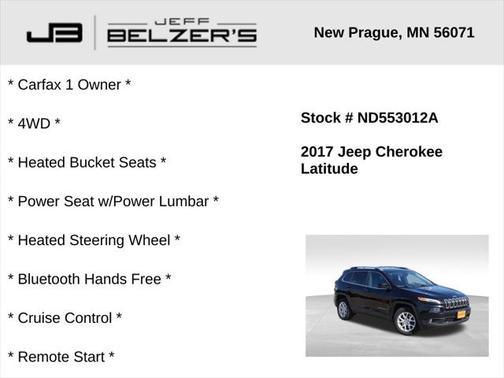 2017 Jeep Cherokee Latitude