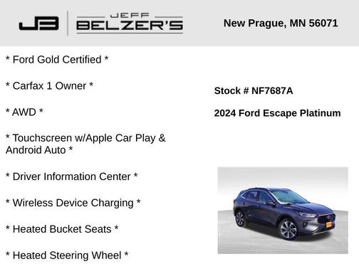 2024 Ford Escape Platinum