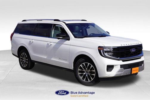 White Metallic 2025 Ford Expedition Max Platinum