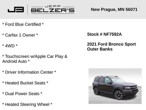 2021 Ford Bronco Sport Outer Banks