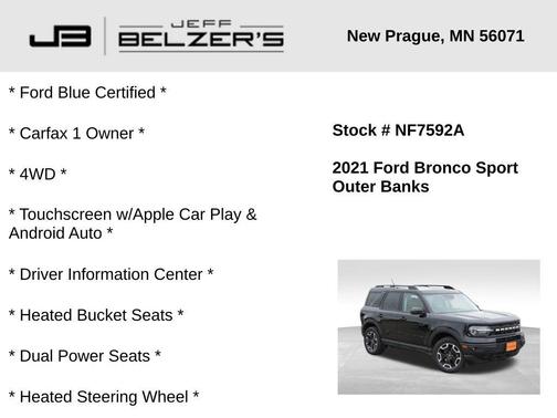 2021 Ford Bronco Sport Outer Banks