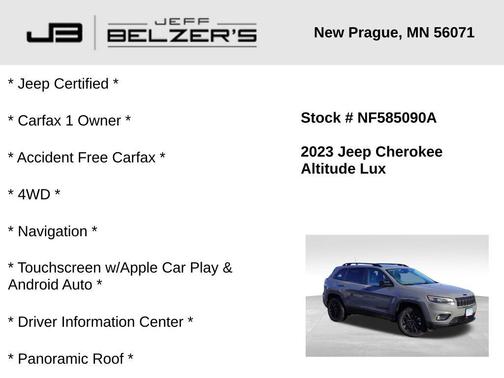 2023 Jeep Cherokee Altitude