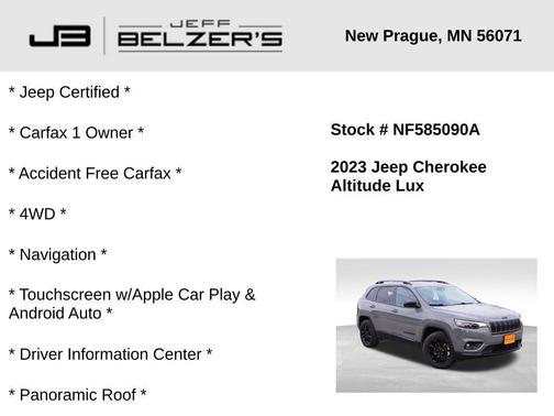 2023 Jeep Cherokee Altitude