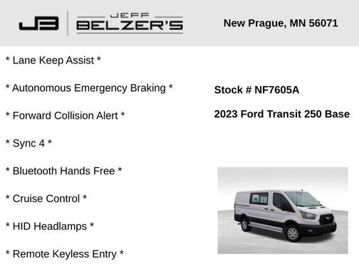 2023 Ford Transit-250 Base