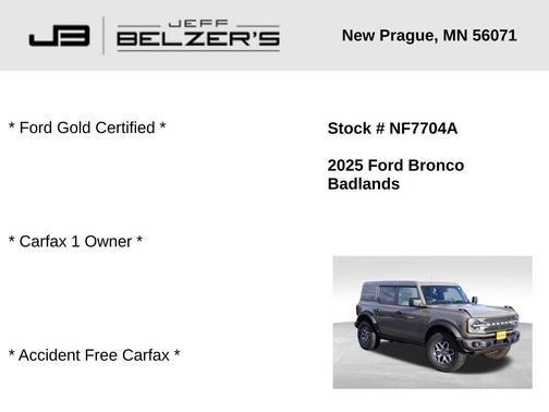 2025 Ford Bronco Badlands