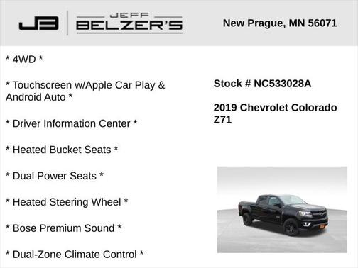 2019 Chevrolet Colorado Z71