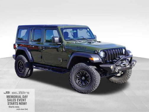 Sarge Green Clearcoat 2022 Jeep Wrangler Unlimited Sport