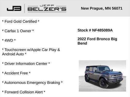 2022 Ford Bronco Big Bend