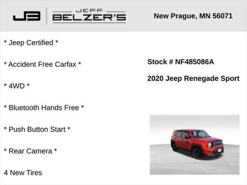2020 Jeep Renegade Sport