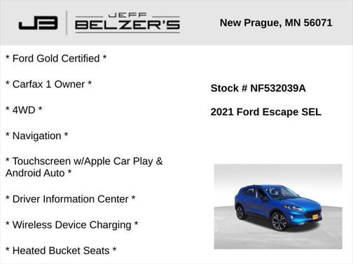 2021 Ford Escape SEL