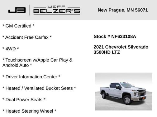 2021 Chevrolet Silverado 3500 LTZ