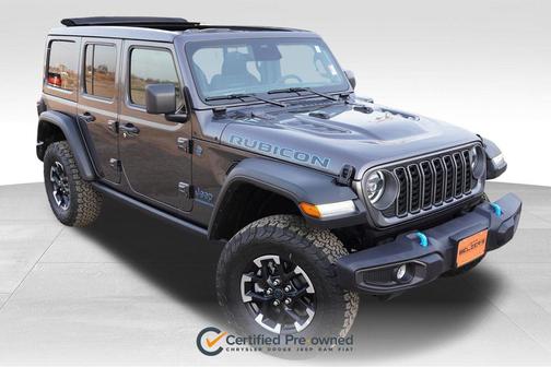 Granite Crystal Metallic Clearcoat 2025 Jeep Wrangler 4xe Rubicon