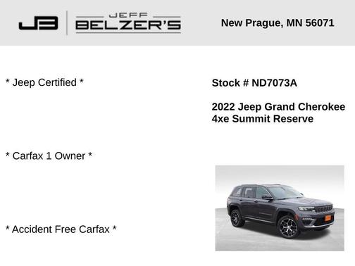 2022 Jeep Grand Cherokee 4xe Summit Reserve