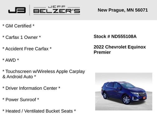 2022 Chevrolet Equinox Premier w/1LZ