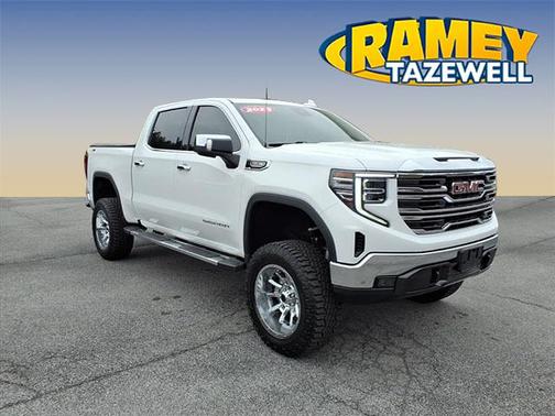 Summit White 2023 GMC Sierra 1500 SLT