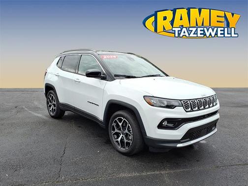 Bright White Clearcoat 2025 Jeep Compass Limited
