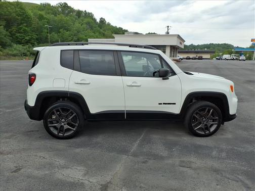 Alpine White Clearcoat 2021 Jeep Renegade 80th Anniversary