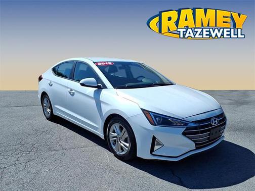 Quartz White Pearl 2019 Hyundai ELANTRA SEL