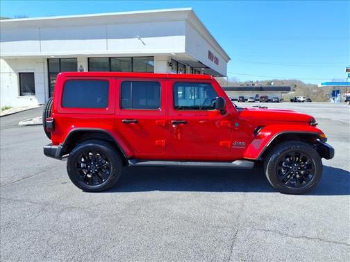 Firecracker Red Clearcoat 2025 Jeep Wrangler 4xe Sahara