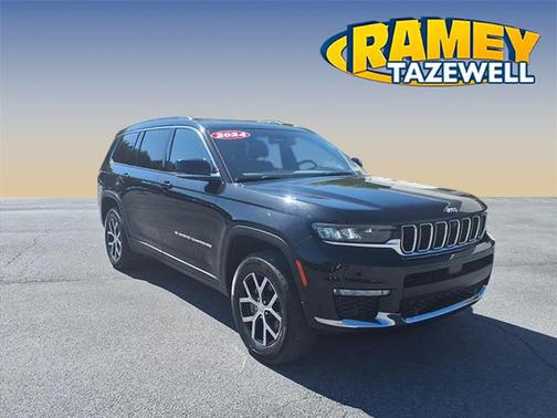 Diamond Black Crystal Pearlcoat 2024 Jeep Grand Cherokee L Limited