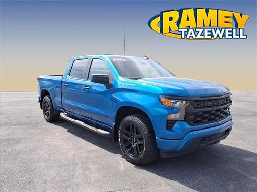 Blue 2024 Chevrolet Silverado 1500 Custom