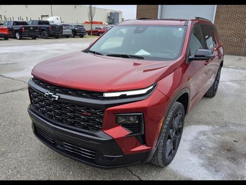 Red Metallic 2024 Chevrolet Traverse RS