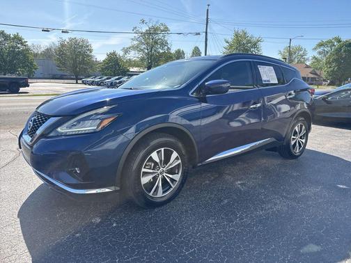 Deep Blue Pearl 2021 Nissan Murano SV Intelligent AWD